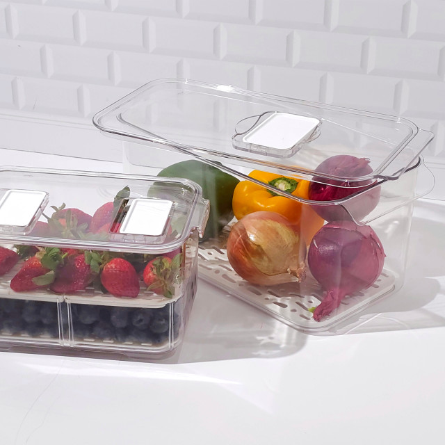 Trendz Of Today Fruit & Vegetable Fridge Storage Container - Medium