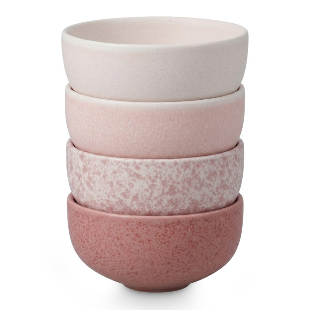 Excellent Houseware Assorted Stoneware Bowls, Set of 4 - Bloom
