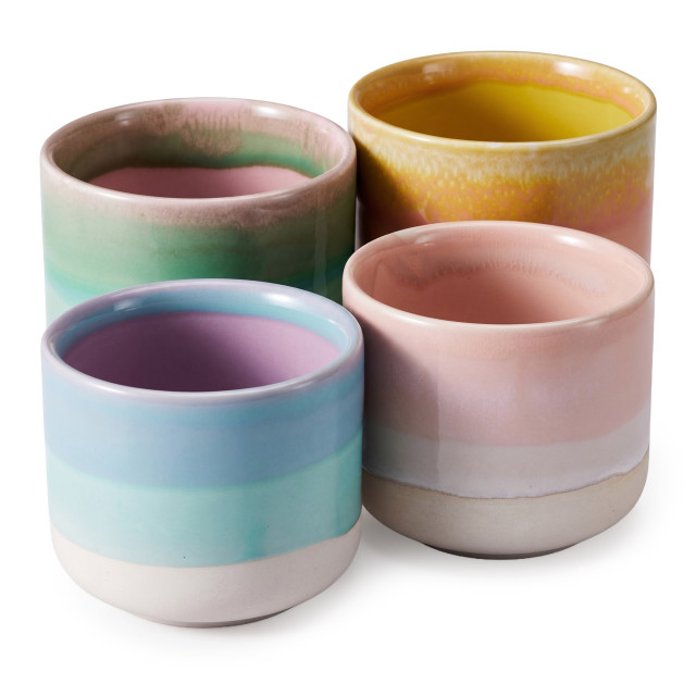 Humble & Mash Clubhouse Stoneware Mugs, Set of 4