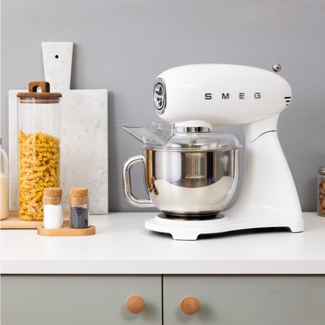 Smeg Retro 50's Style Stand Mixer, 4.8L - White