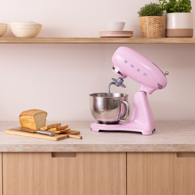 Smeg Retro 50's Style Stand Mixer, 4.8L - Pastel Pink