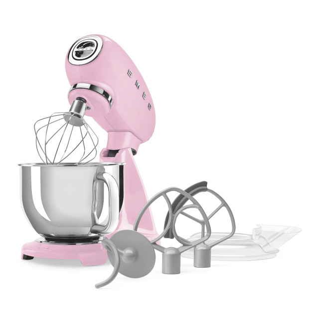Smeg Retro 50's Style Stand Mixer, 4.8L - Pastel Pink