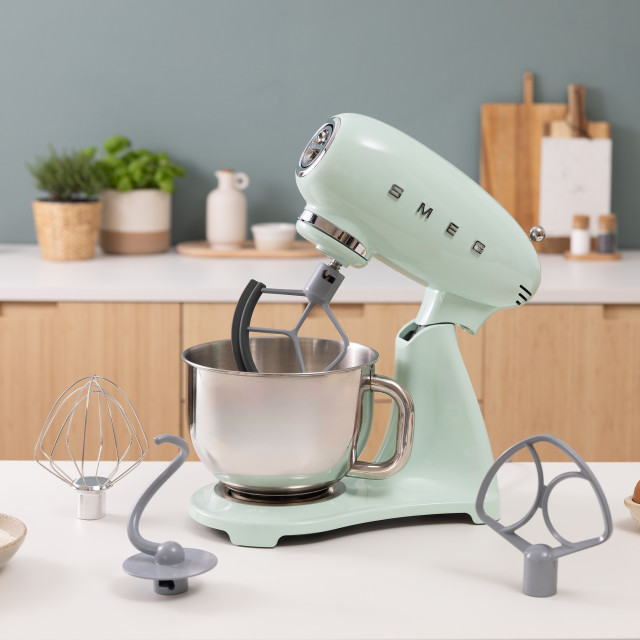 Smeg Retro 50's Style Stand Mixer, 4.8L - Pastel Green