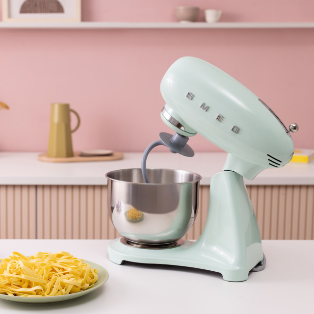 Smeg Retro 50's Style Stand Mixer, 4.8L - Pastel Green