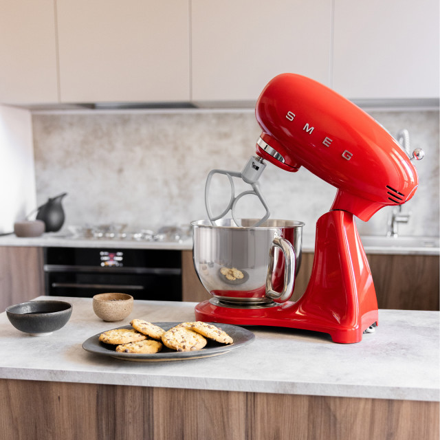 Smeg Retro 50's Style Stand Mixer, 4.8L - Red