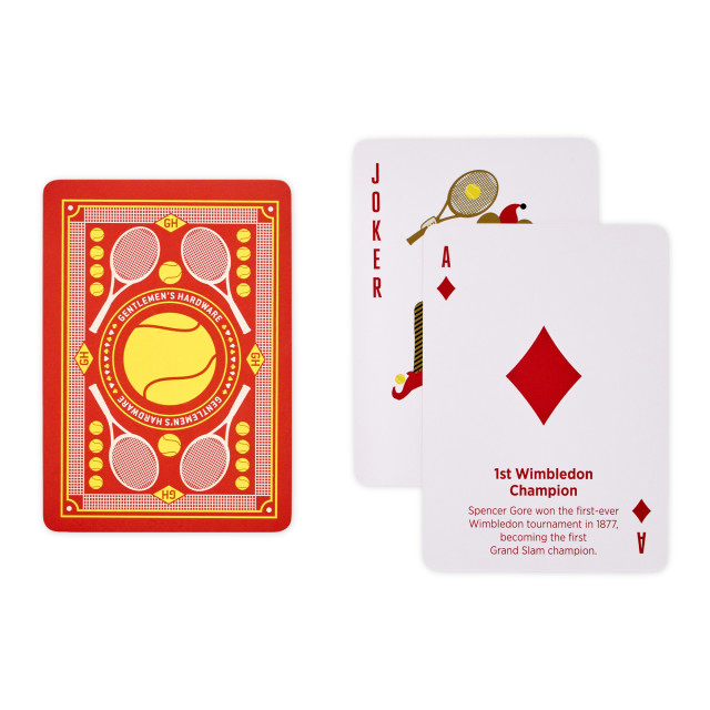 Gentlemens Hardware Tennis-Themed Playing Cards