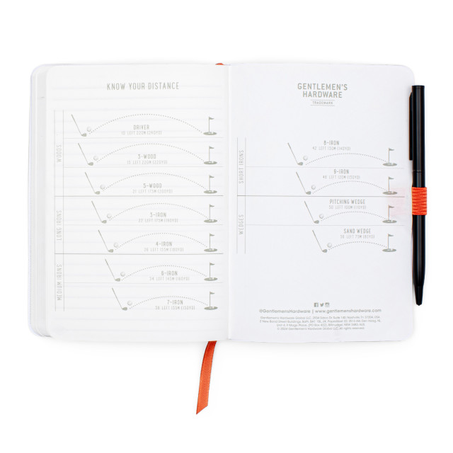 Gentlemens Hardware Waterproof Golf Notebook with Pen