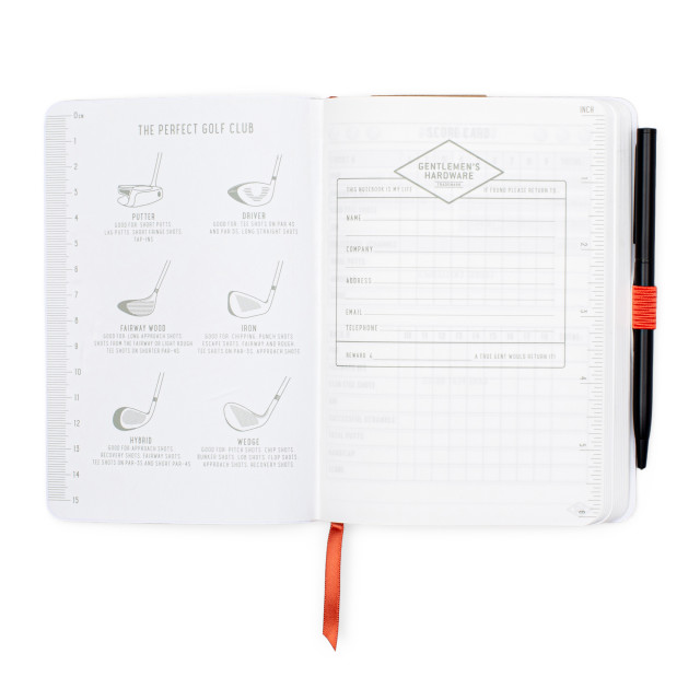 Gentlemens Hardware Waterproof Golf Notebook with Pen
