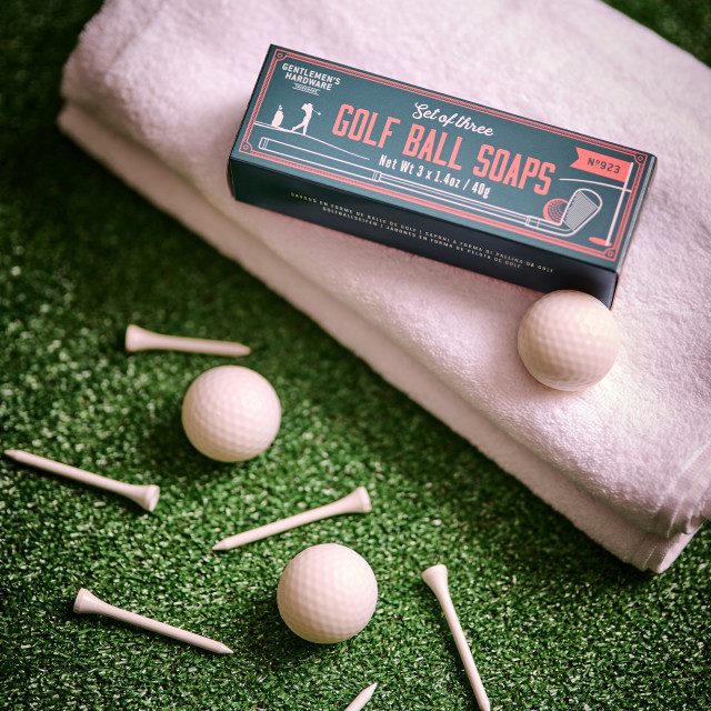 Gentlemens Hardware Golf Ball Soaps, Set of 3