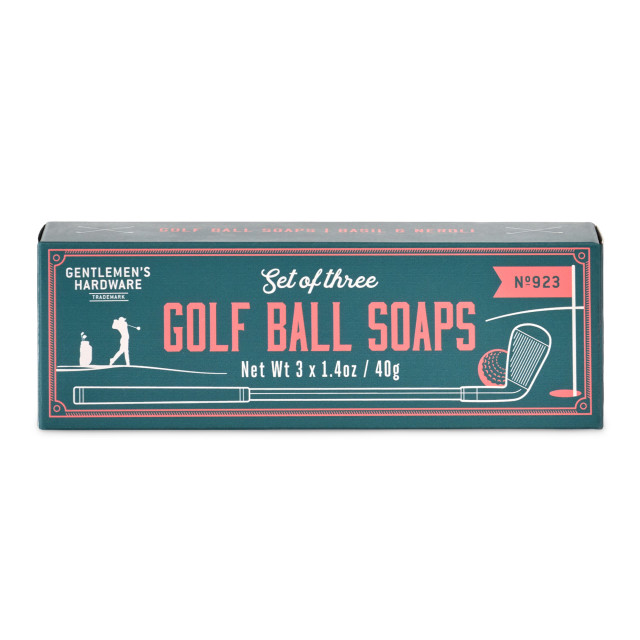 Gentlemens Hardware Golf Ball Soaps, Set of 3