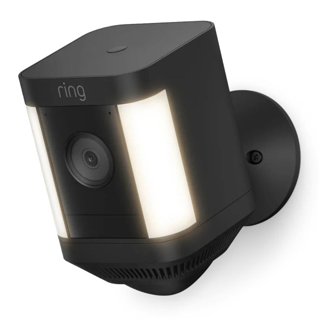 Ring 1080p Spotlight Plug In Security Camera Plus - Black