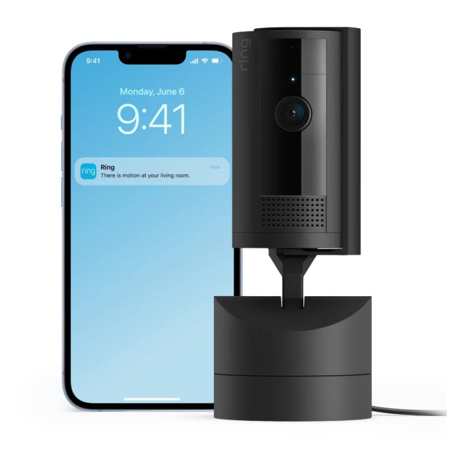Ring 2nd Gen Pan-Tilt Indoor Security Camera - Black