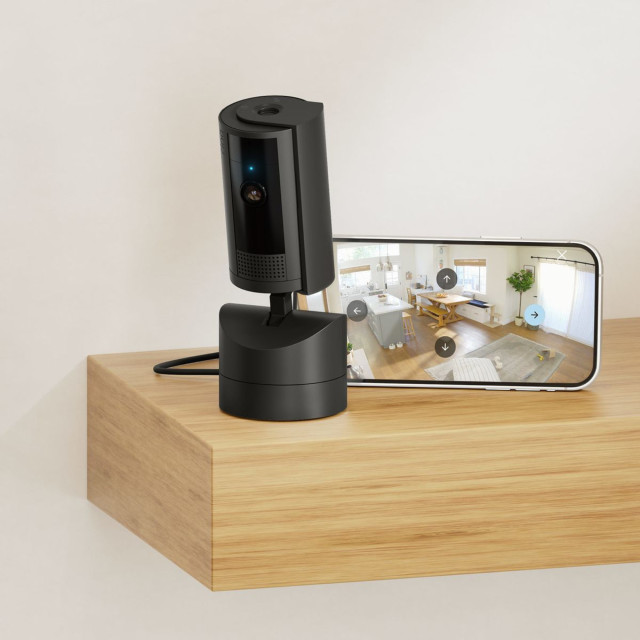 Ring 2nd Gen Pan-Tilt Indoor Security Camera - Black