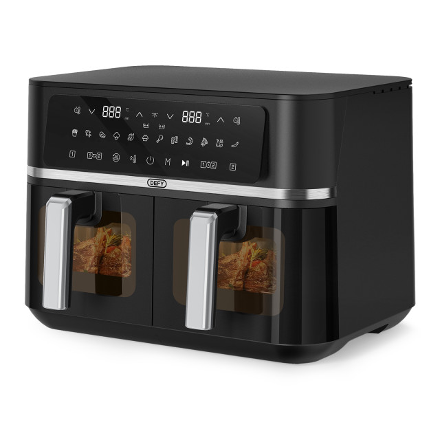 Defy Digital Dual Basket Airfryer, 8.4L