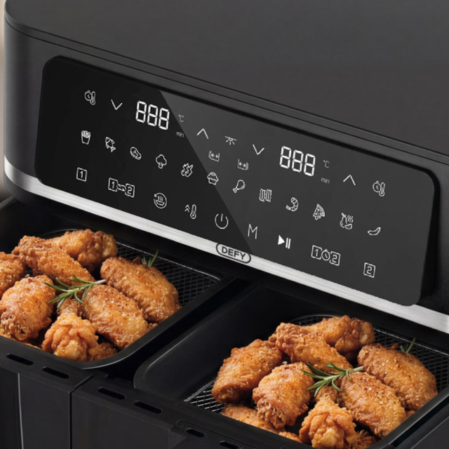 Defy Digital Dual Basket Airfryer, 8.4L