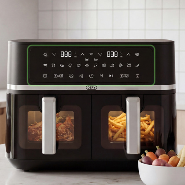 Defy Digital Dual Basket Airfryer, 8.4L