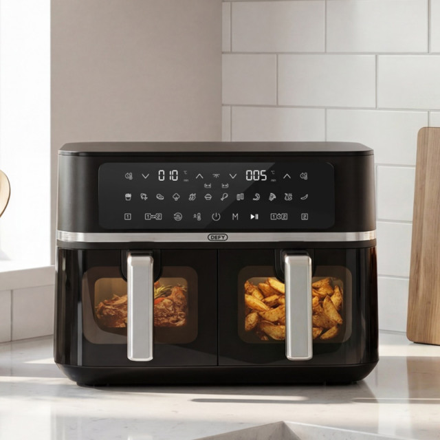 Defy Digital Dual Basket Airfryer, 8.4L