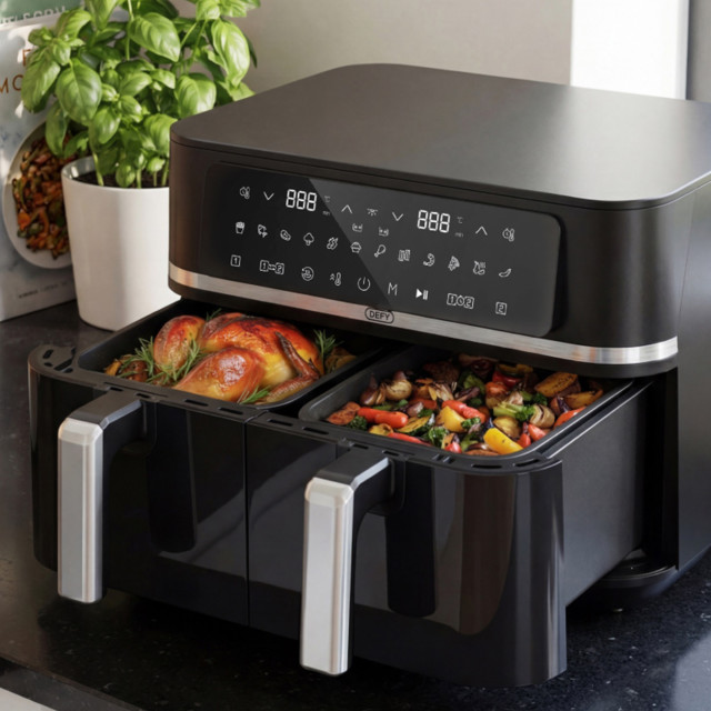 Defy Digital Dual Basket Airfryer, 8.4L