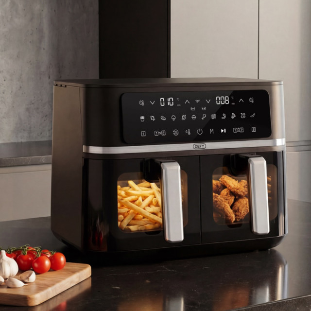Defy Digital Dual Basket Airfryer, 8.4L