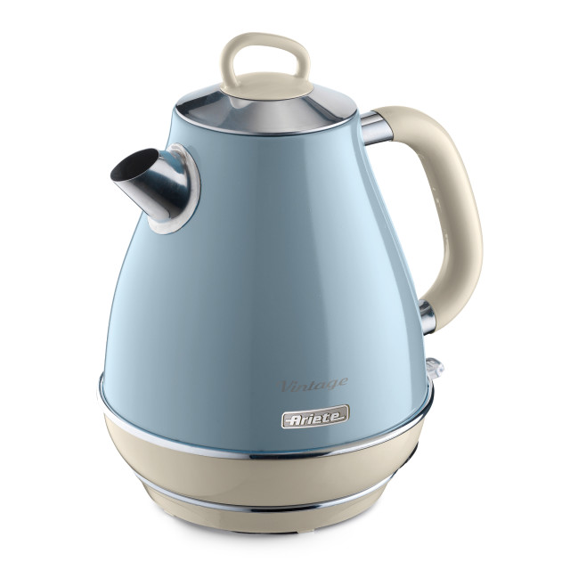 Ariete Vintage Cordless Electric Kettle, 1.7L - Blue