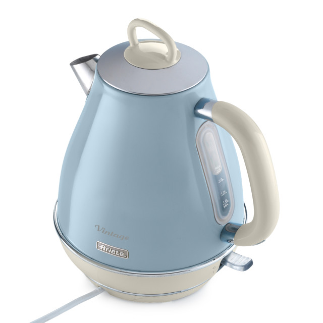 Ariete Vintage Cordless Electric Kettle, 1.7L - Blue