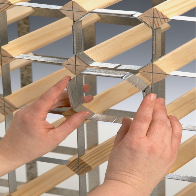 Swedish Wine Rack Wine Rack Joining Clips, Pack of 5