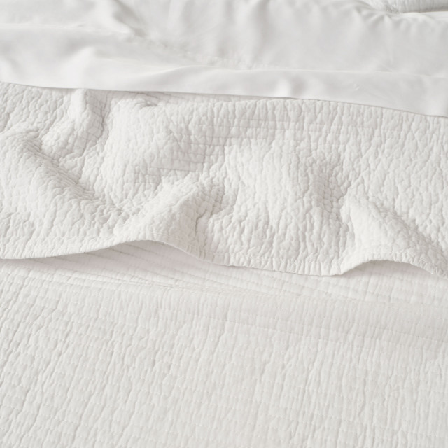 Linen House Marceau White Coverlet Set - 320cm x 260cm