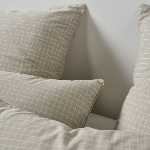 Linen House Volley Check Duvet Cover Set - Double