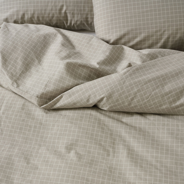 Linen House Volley Check Duvet Cover Set - Double
