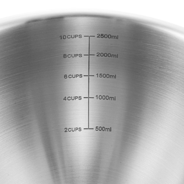 MicroGarden Stainless Steel Mixing Bowls, Set of 3