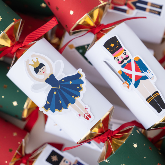 Holly & Ivy Luxury Nutcracker with Tip-Ons, Pack of 6