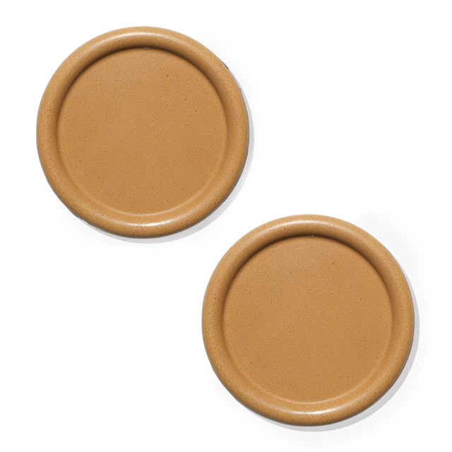 Alkaline Stackable Coasters, Set of 2 - Caramel