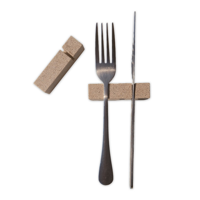 Alkaline Knife & Fork Rest - Sand