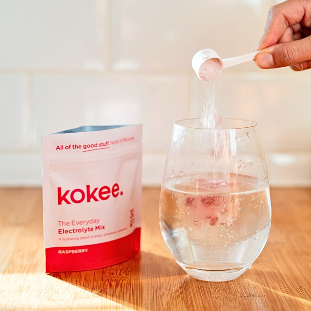 Kokee Raspberry Everyday Electrolyte Mix - 30-Scoop