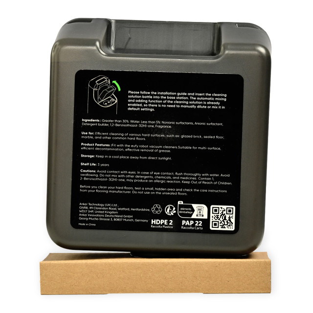 eufy Hard Floor Cleaning Solution Cartridge, 600ml