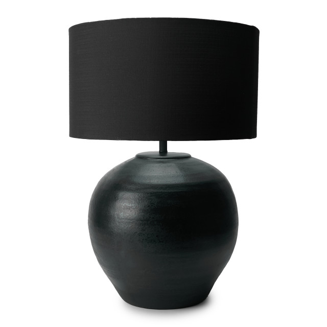 Humble & Mash Black Beacon Ceramic Table Lamp - Black