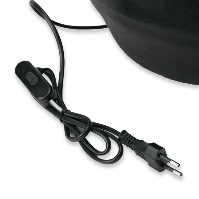 Humble & Mash Black Beacon Ceramic Table Lamp - Black