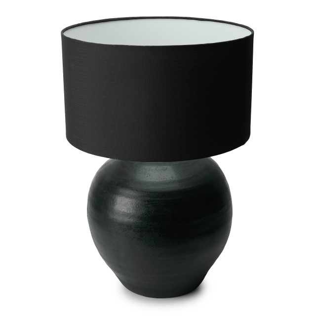 Humble & Mash Black Beacon Ceramic Table Lamp - Black