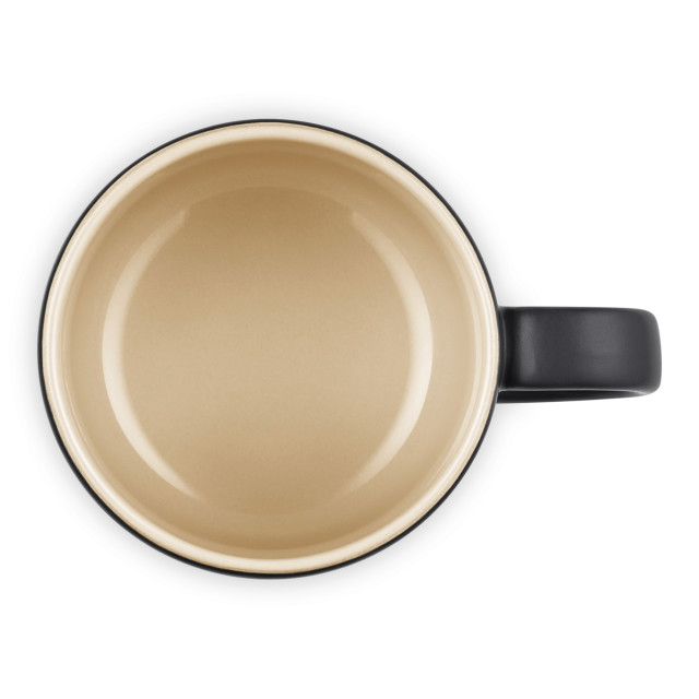 Le Creuset Stoneware San Fran Mug, 250ml - Matte Black