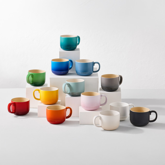 Le Creuset Stoneware San Fran Mug, 250ml - Flint