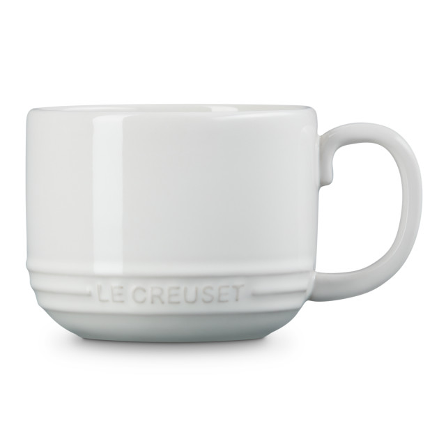Le Creuset Stoneware San Fran Mug, 250ml - White
