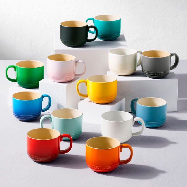Le Creuset Stoneware San Fran Mug, 250ml - Flint
