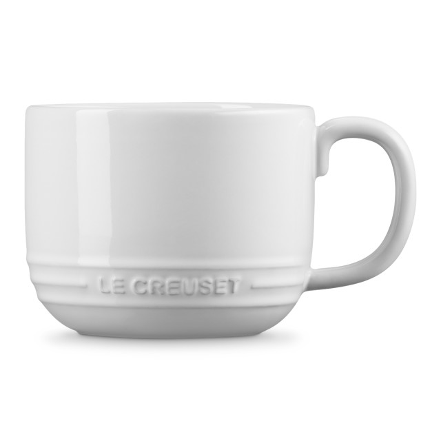 Le Creuset Stoneware San Fran Mug, 250ml - White