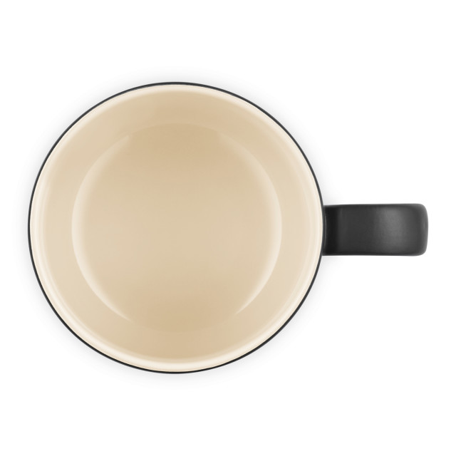 Le Creuset Stoneware San Fran Mug, 250ml - Matte Black