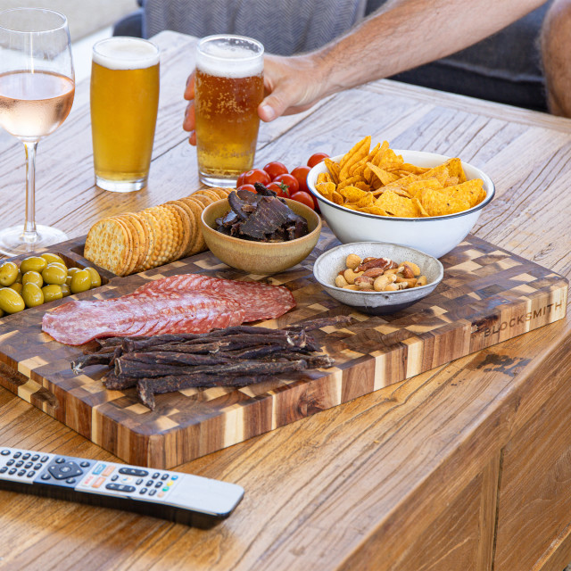 BlockSmith End Grain Three Bowl Board, 50cm