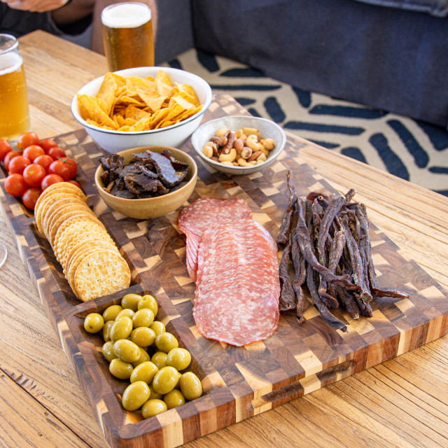 BlockSmith End Grain Three Bowl Board, 50cm