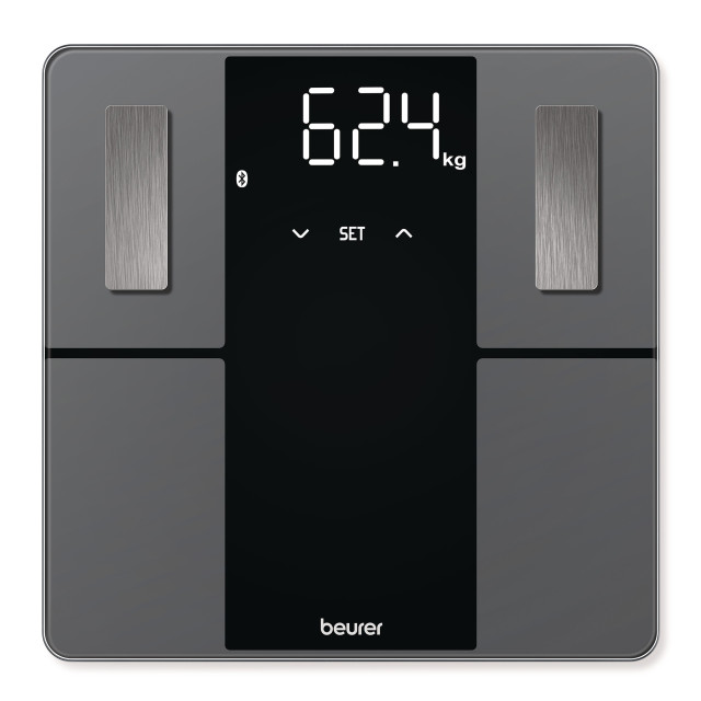 Beurer BF 500 Super Black Edition Diagnostic Bathroom Scale - Black
