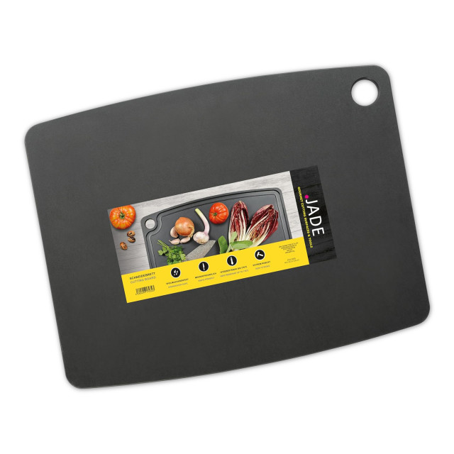 Jade Black Gourmet Kitchen Cutting Board - 44cm x 33cm