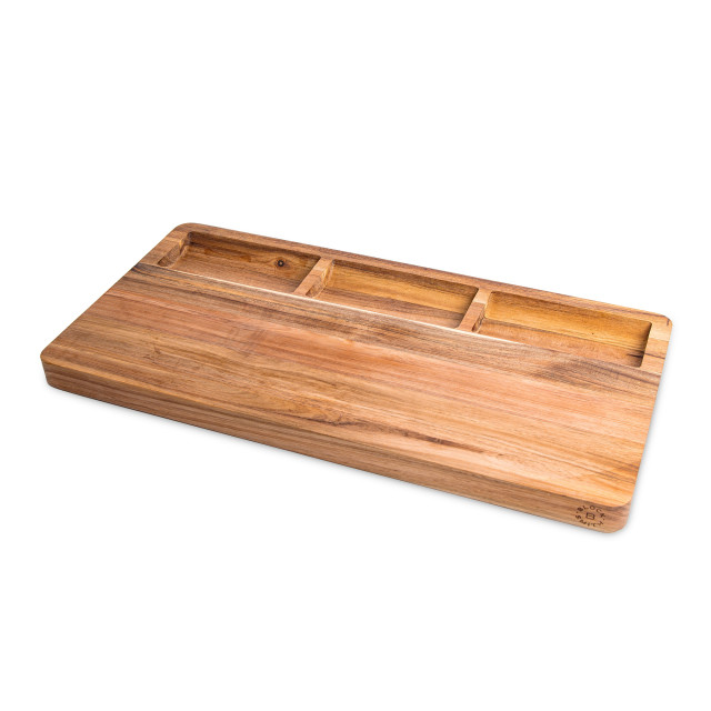 BlockSmith Long Grain Three Bowl Board, 60cm