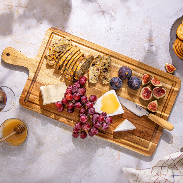BlockSmith Rectangle Serving Board with Handle, 43cm